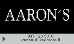 Vaatetusliike Aaron's Oy logo